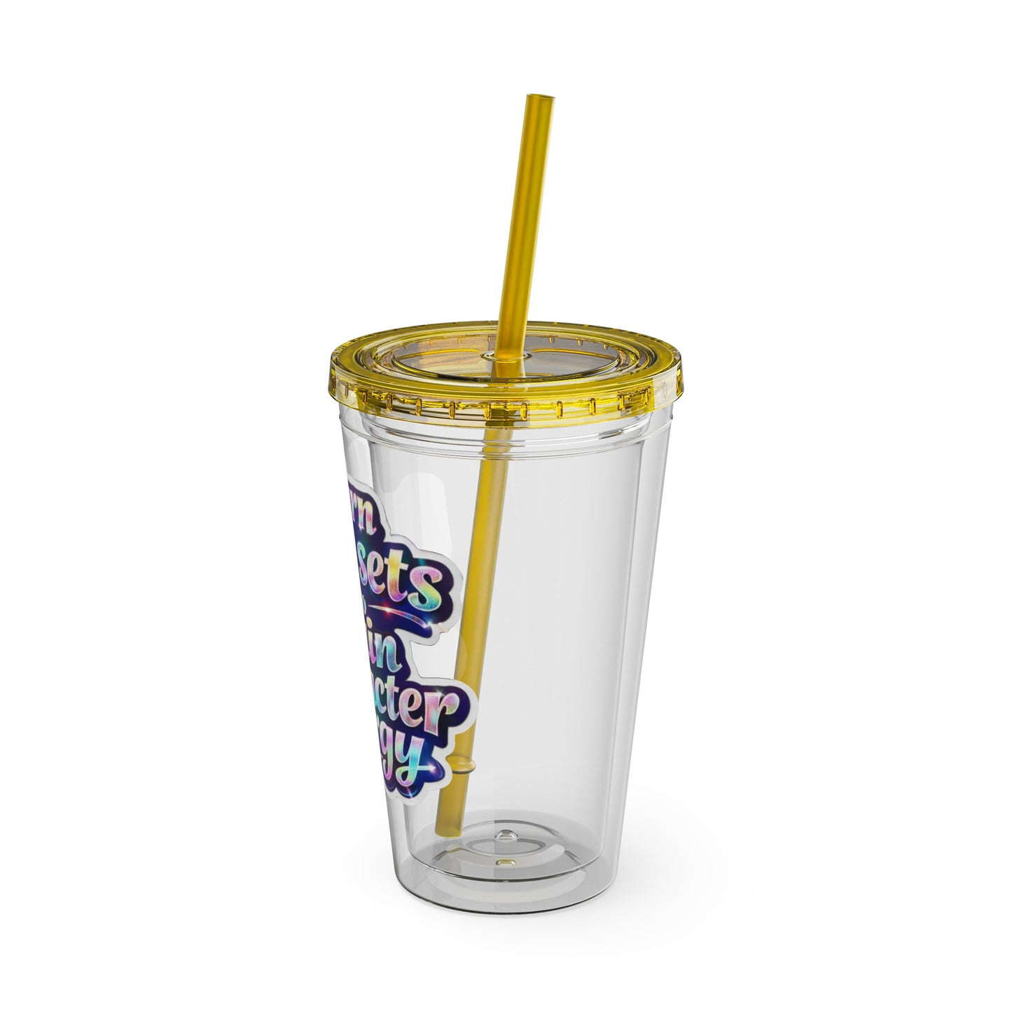 I turn basic sets into main character energy Clear Insulated Cup