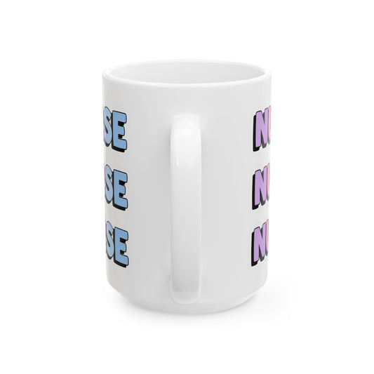 NURSE faux sticker Mug
