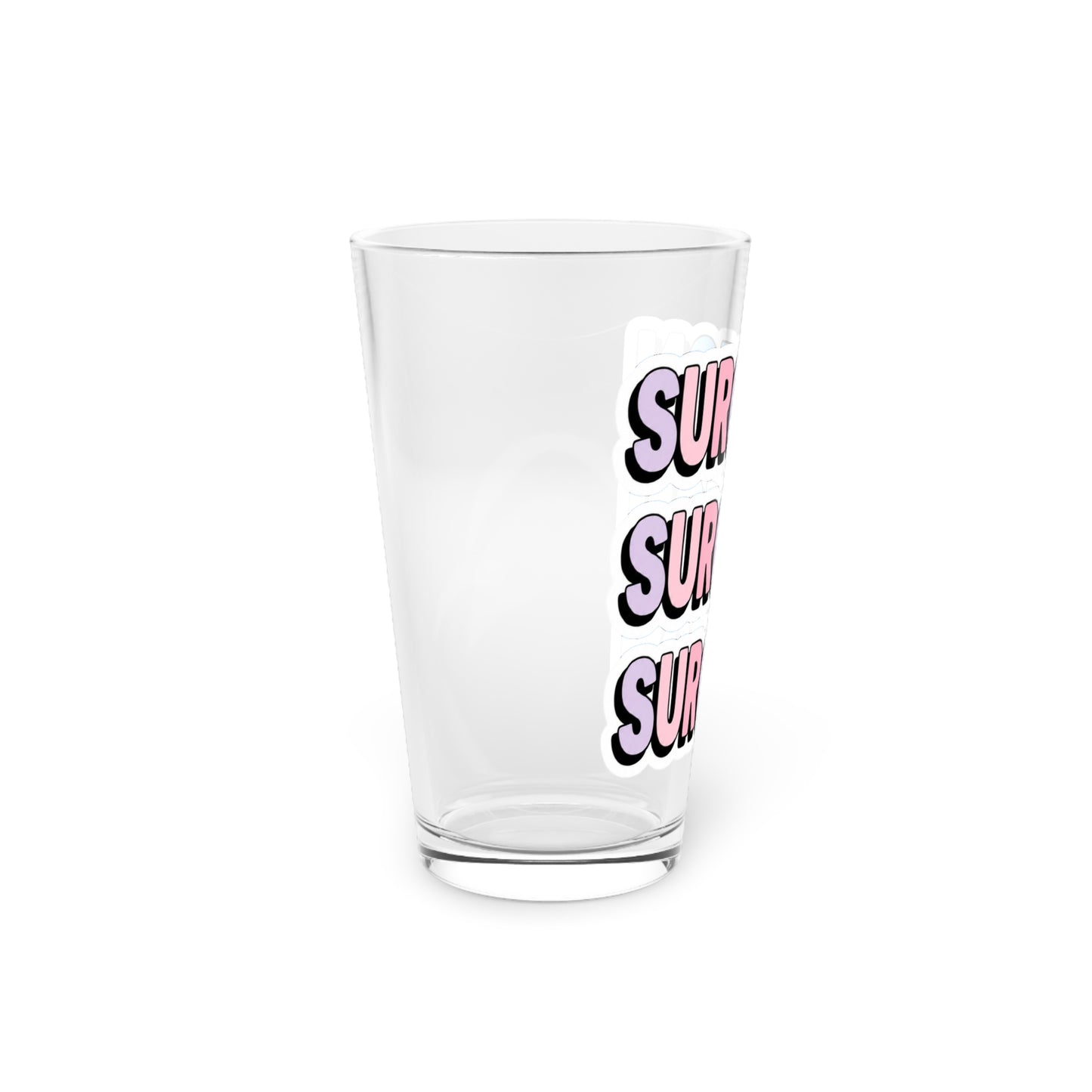SURGEON faux sticker Beer Glass