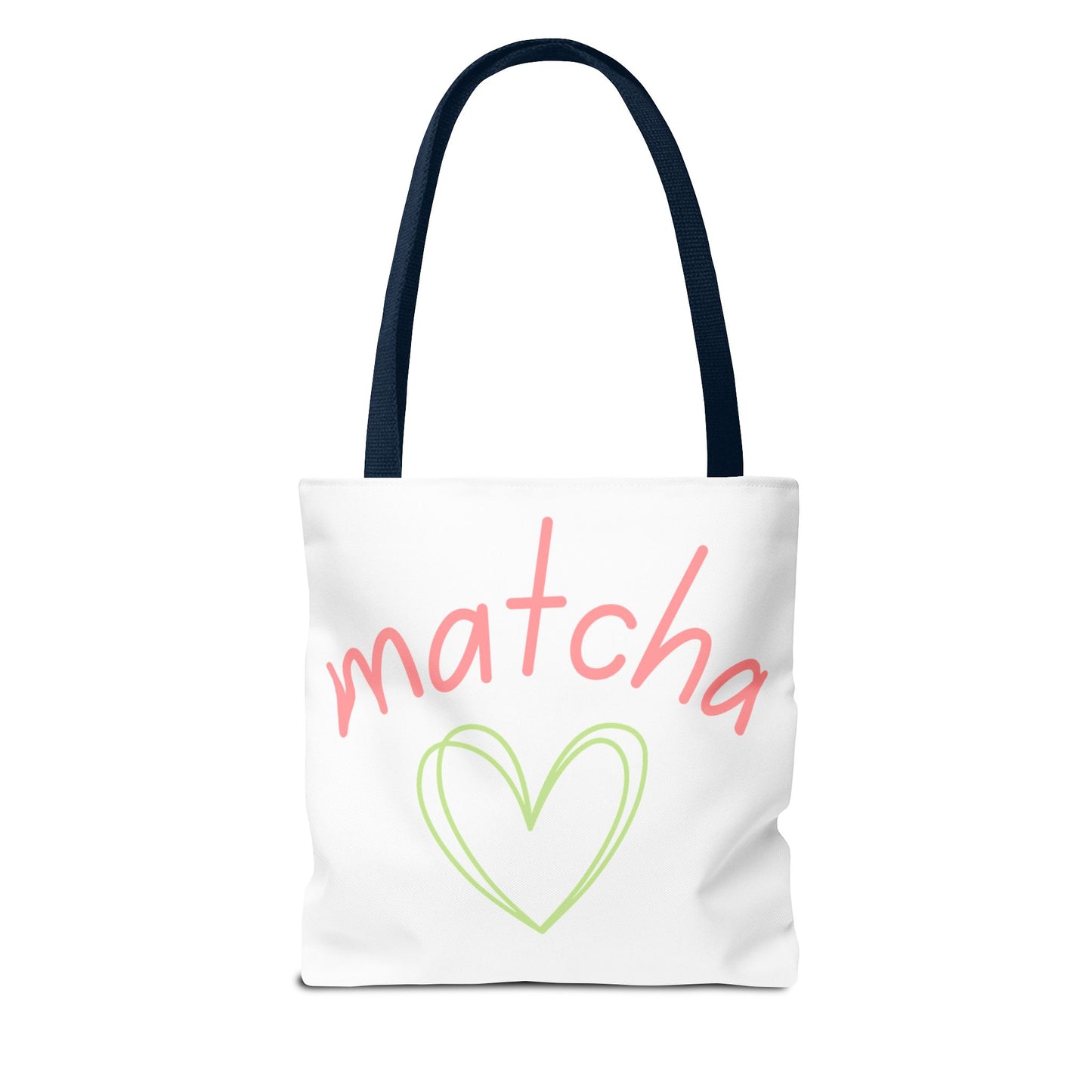 Matcha Heart Tote Bag