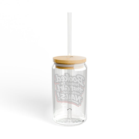 Booked because I'm that girl with the nails Sipper Glass