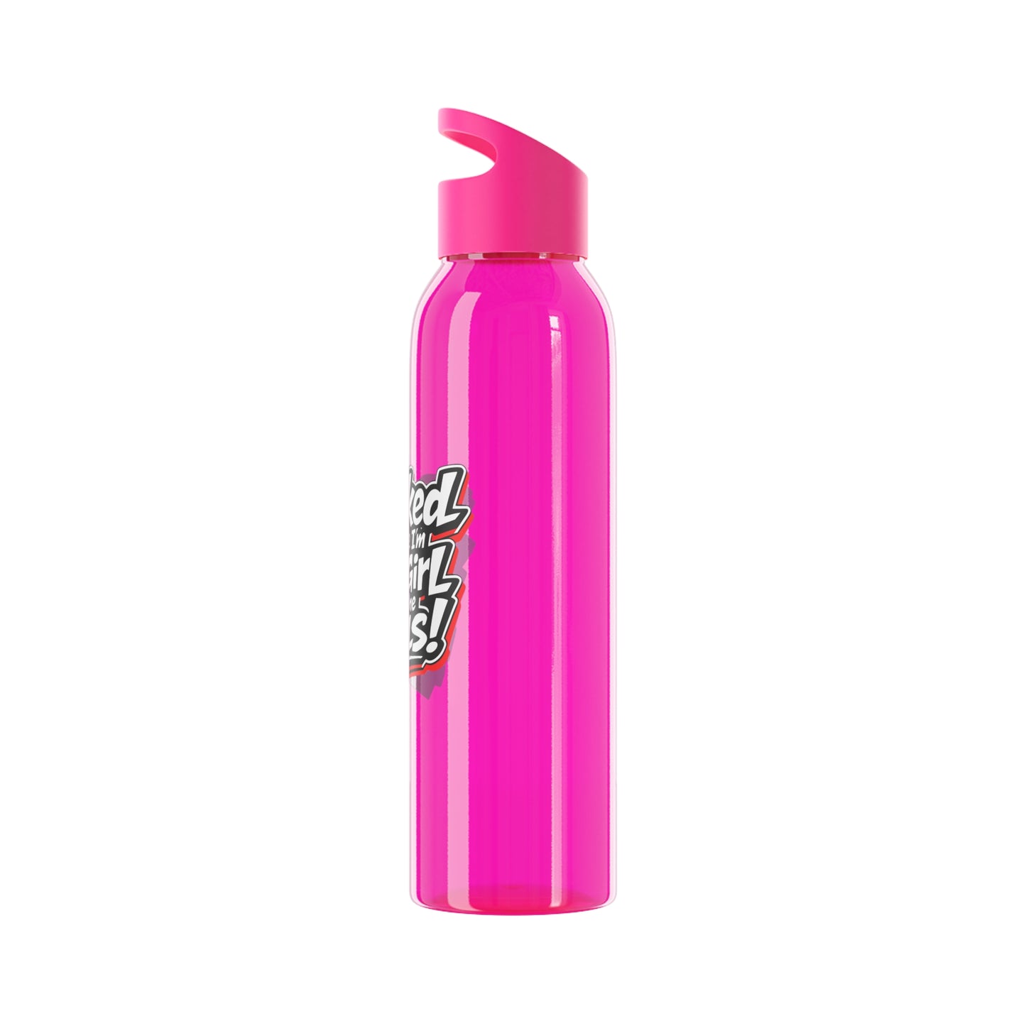 Booked because I'm that girl with the nails Water Bottle