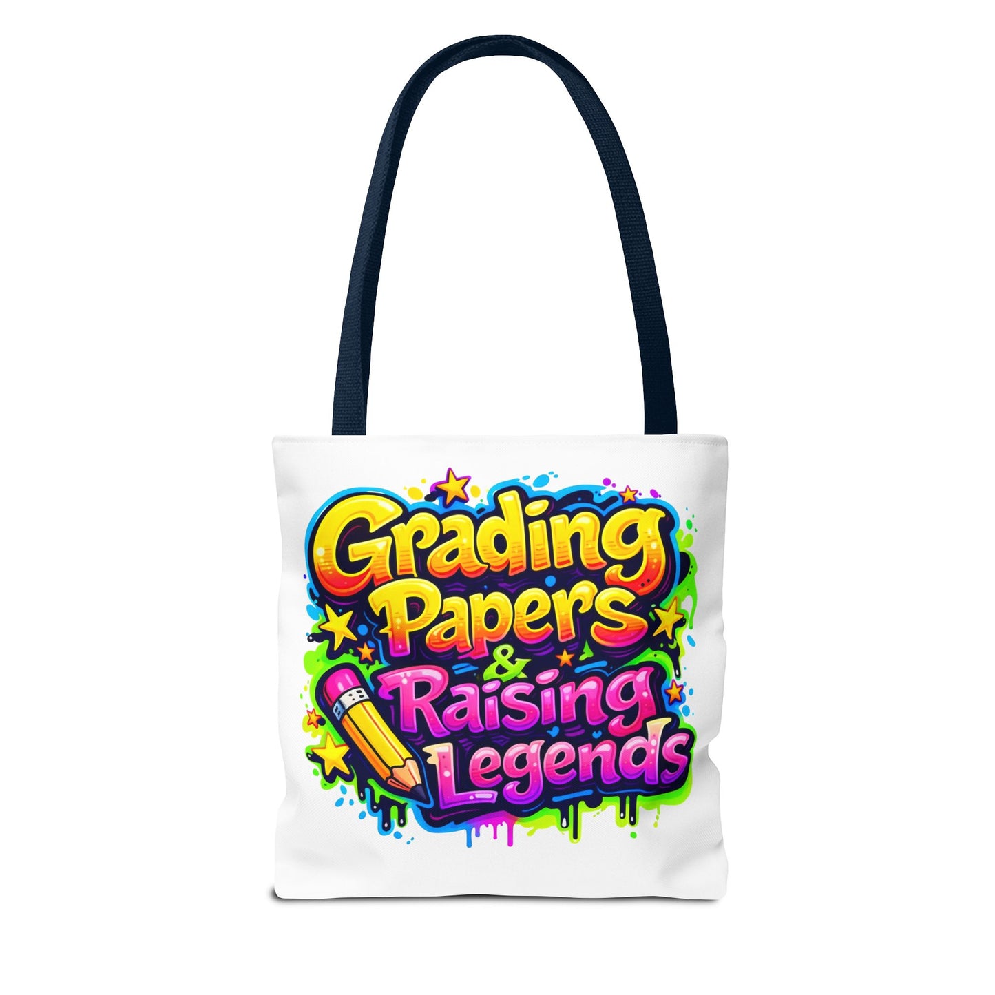 Grading papers & raising legends Tote Bag