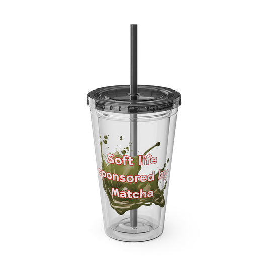 Soft life sponsored by Matcha Clear Insulated Cup