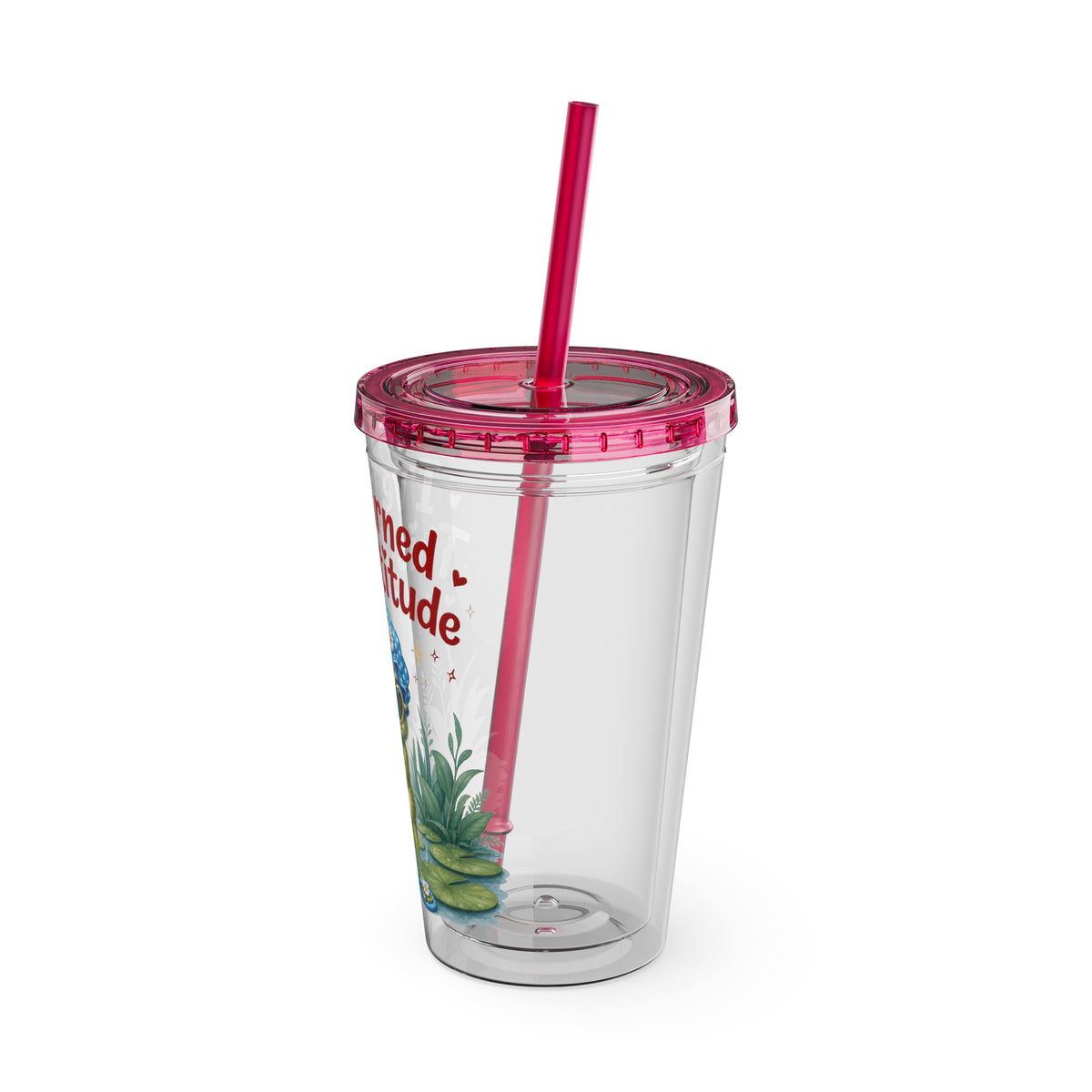 I've earned this attitude Clear Insulated Cup