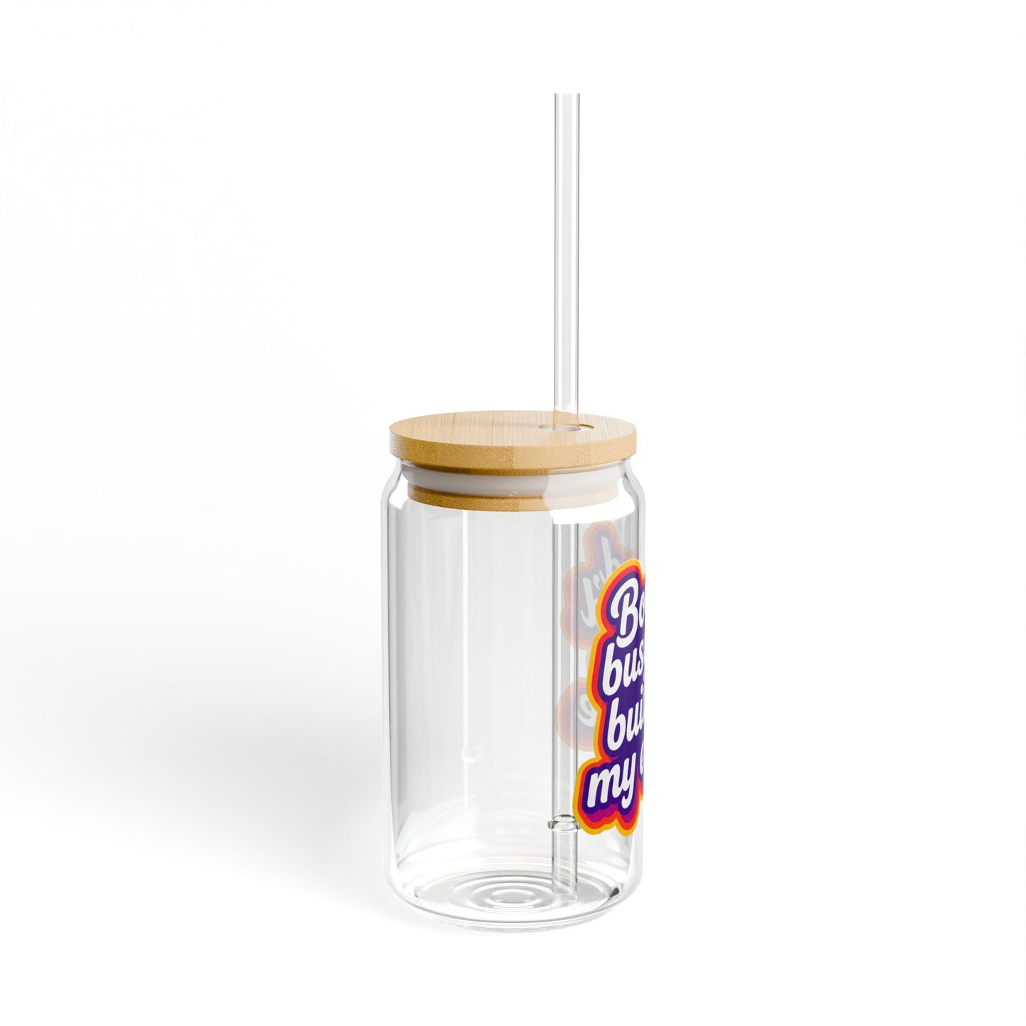 Booked, busy, and building my empire Sipper Glass
