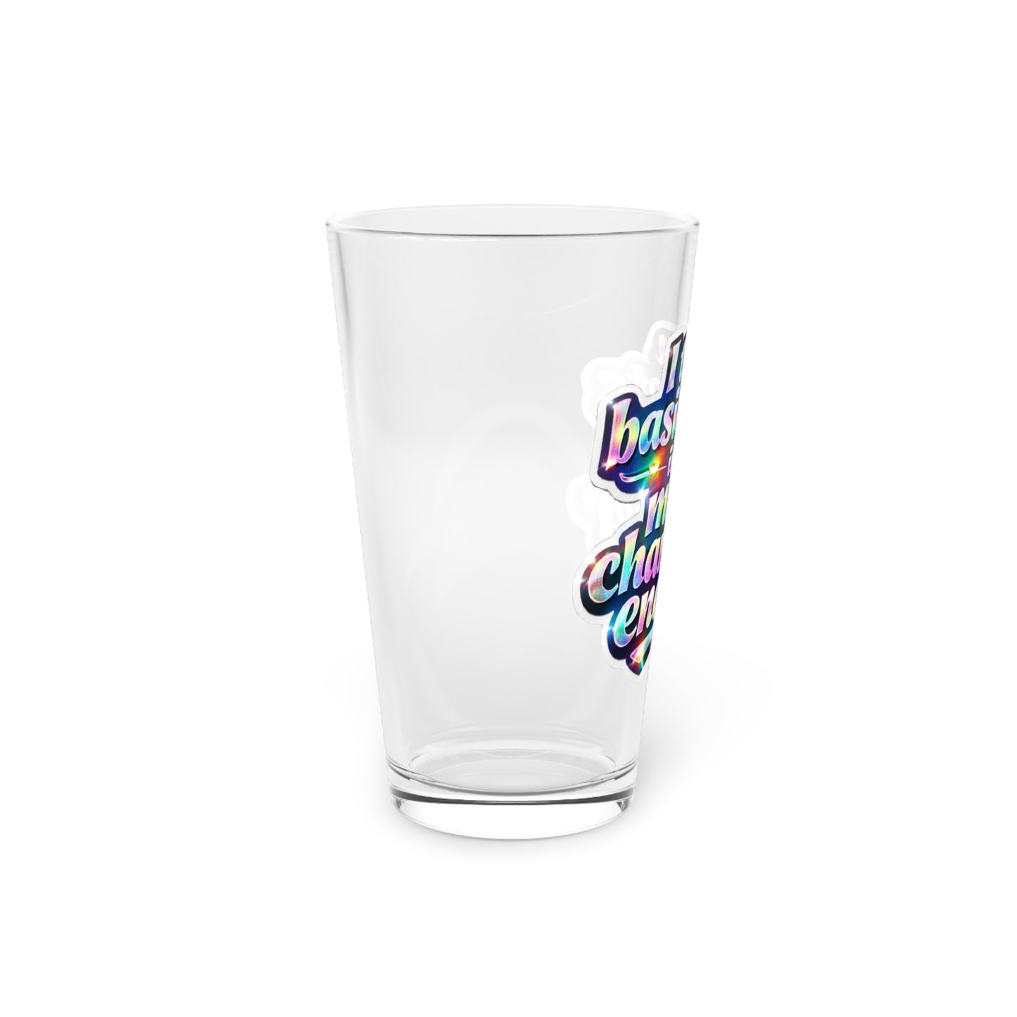 I turn basic sets into main character energy Beer Glass