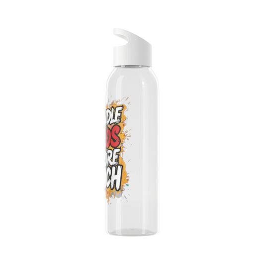 I handle chaos before lunch Water Bottle