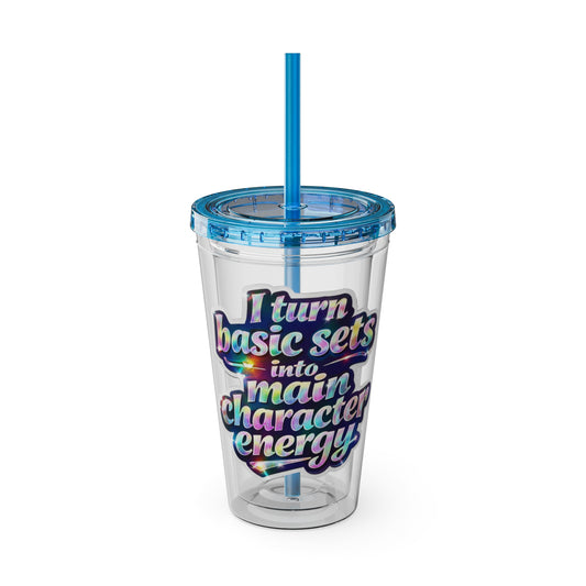 I turn basic sets into main character energy Clear Insulated Cup