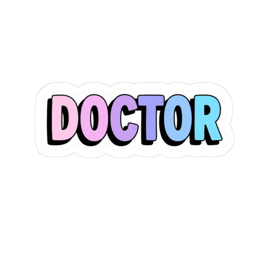 DOCTOR faux sticker Sticker