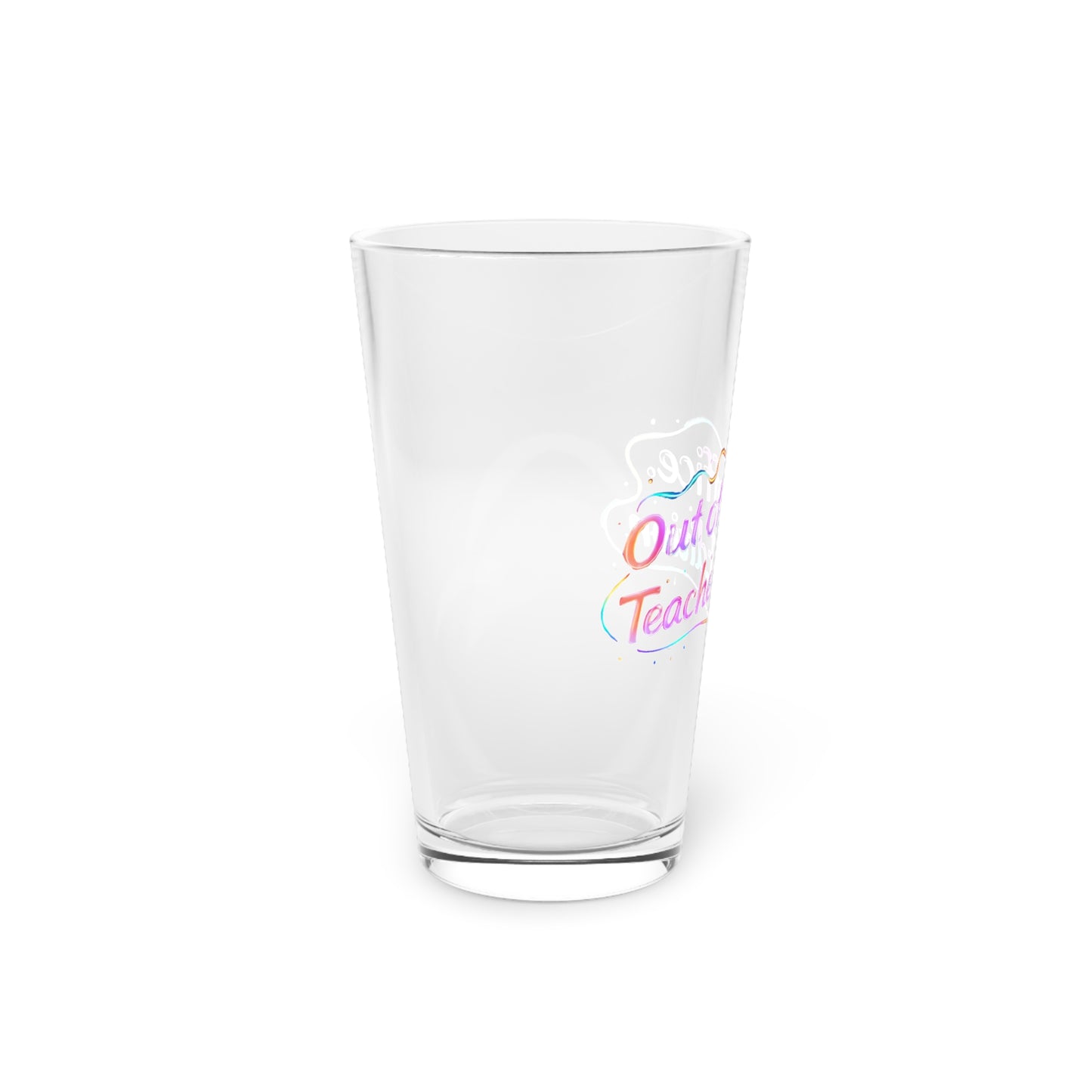 Out of office teacher edition Beer Glass