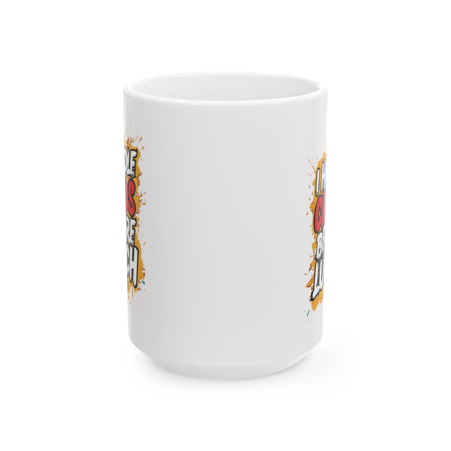 I handle chaos before lunch Mug