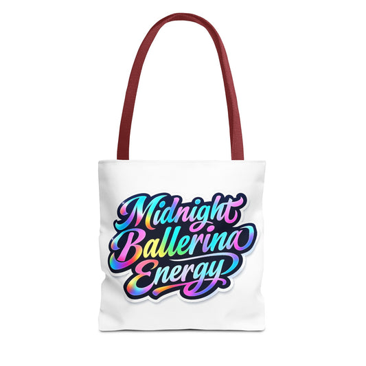 Midnight ballerina energy Tote Bag