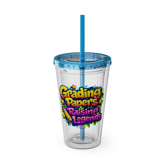 Grading papers & raising legends Clear Insulated Cup