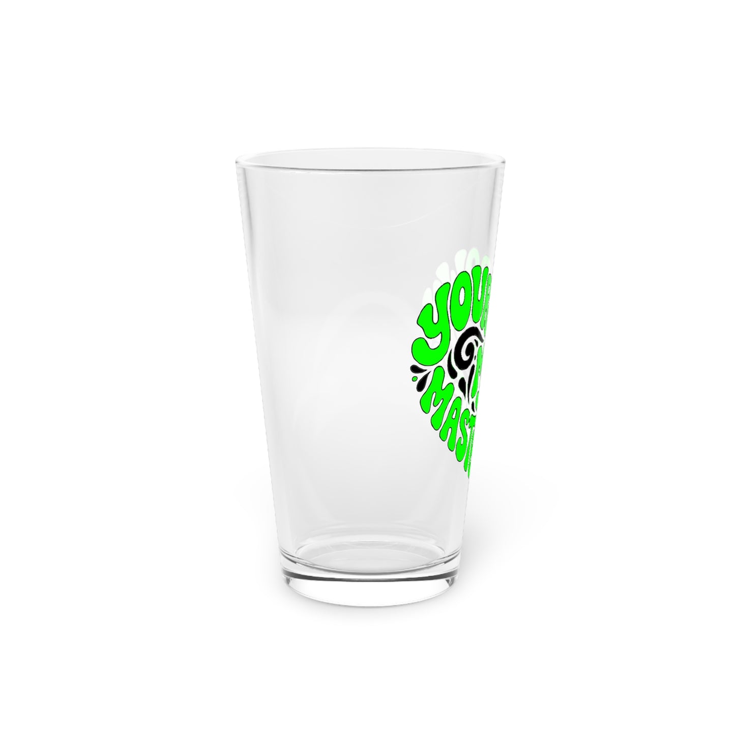 Your crown my masterpiece Beer Glass