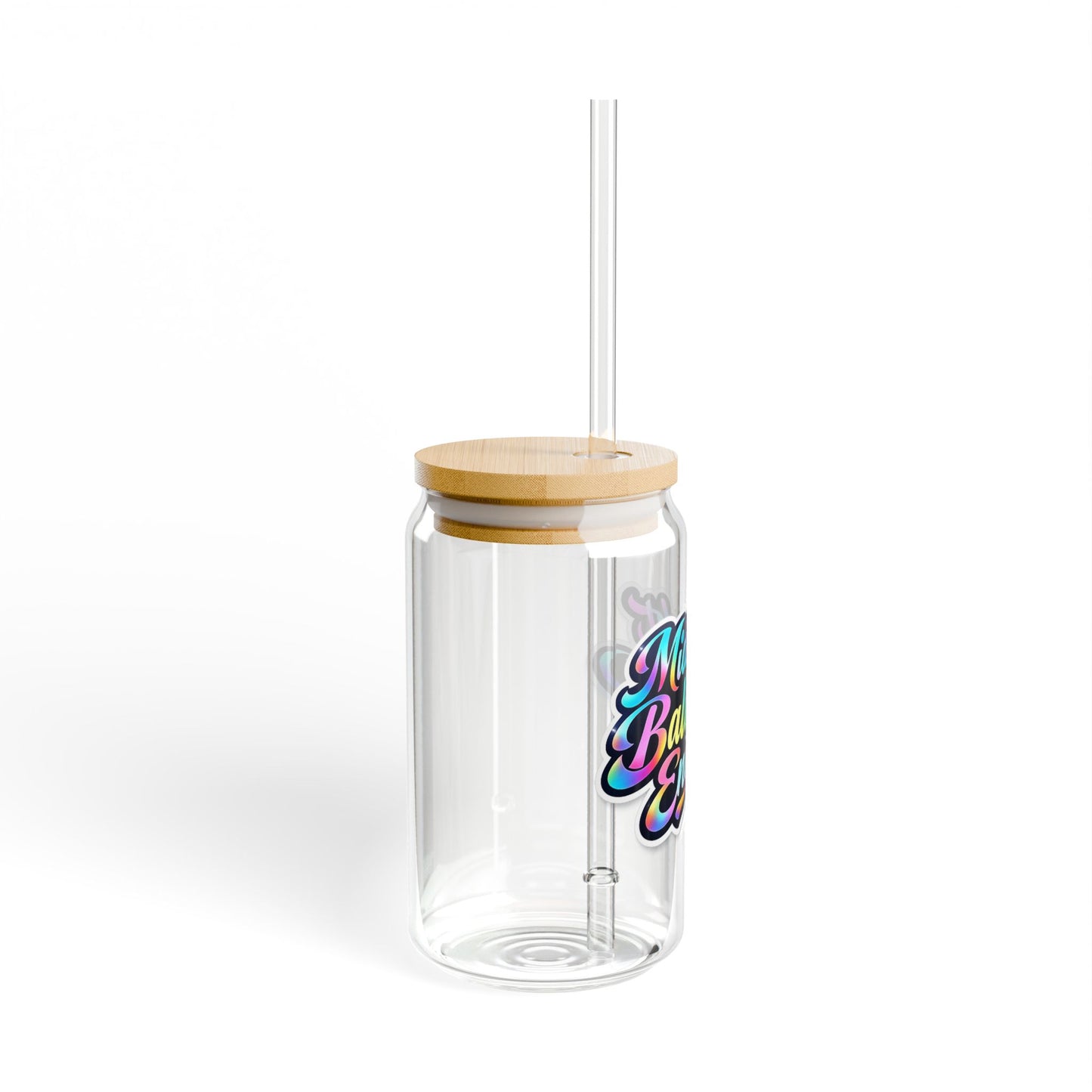 Midnight ballerina energy Sipper Glass