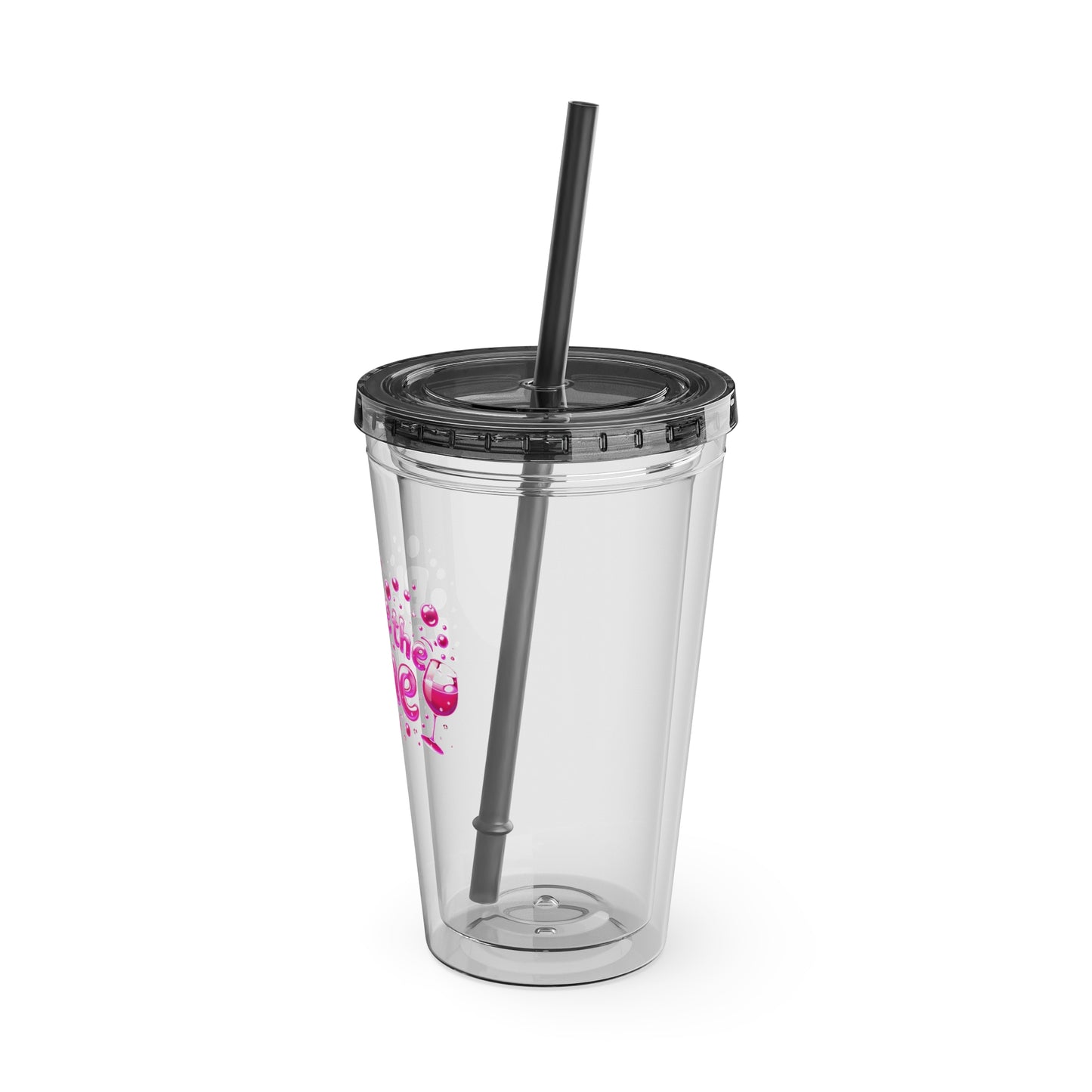 Blame the wine Clear Insulated Cup