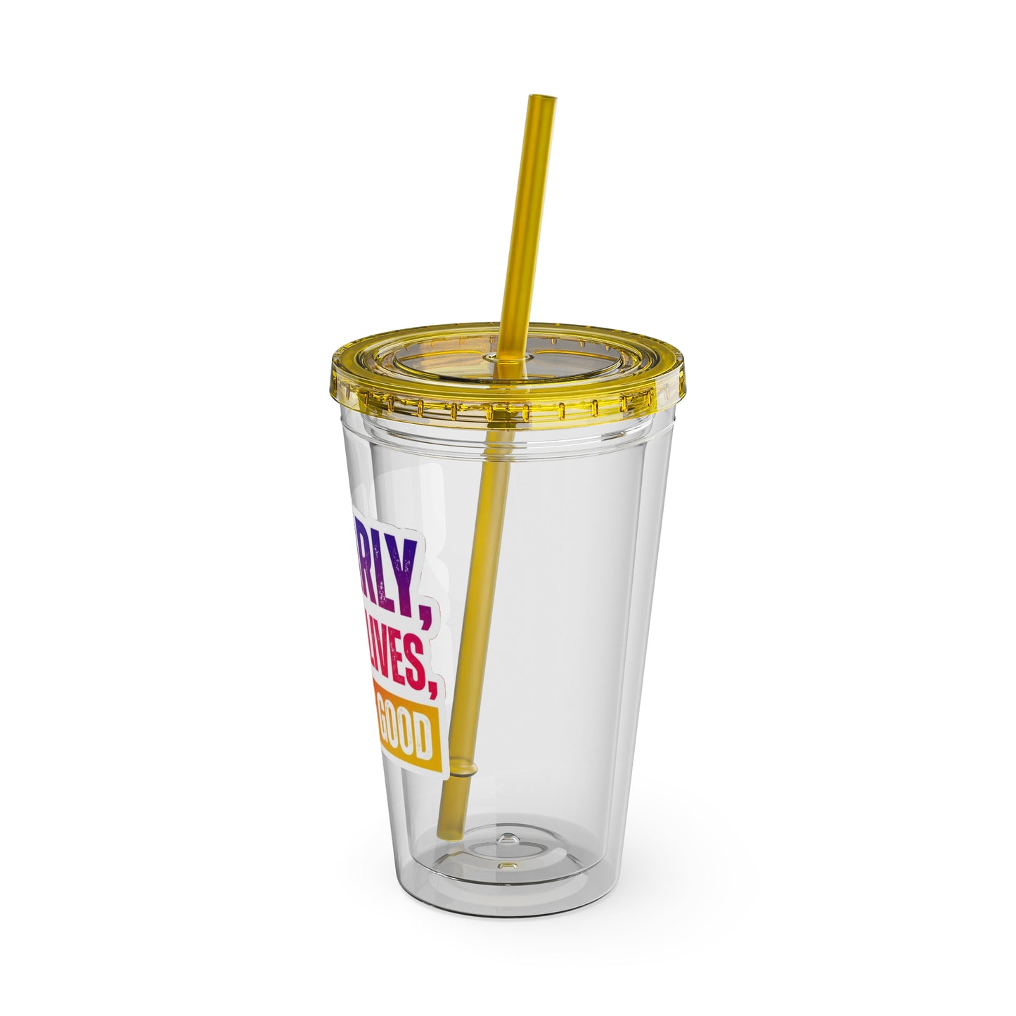 Up early, saving lives, looking good Clear Insulated Cup