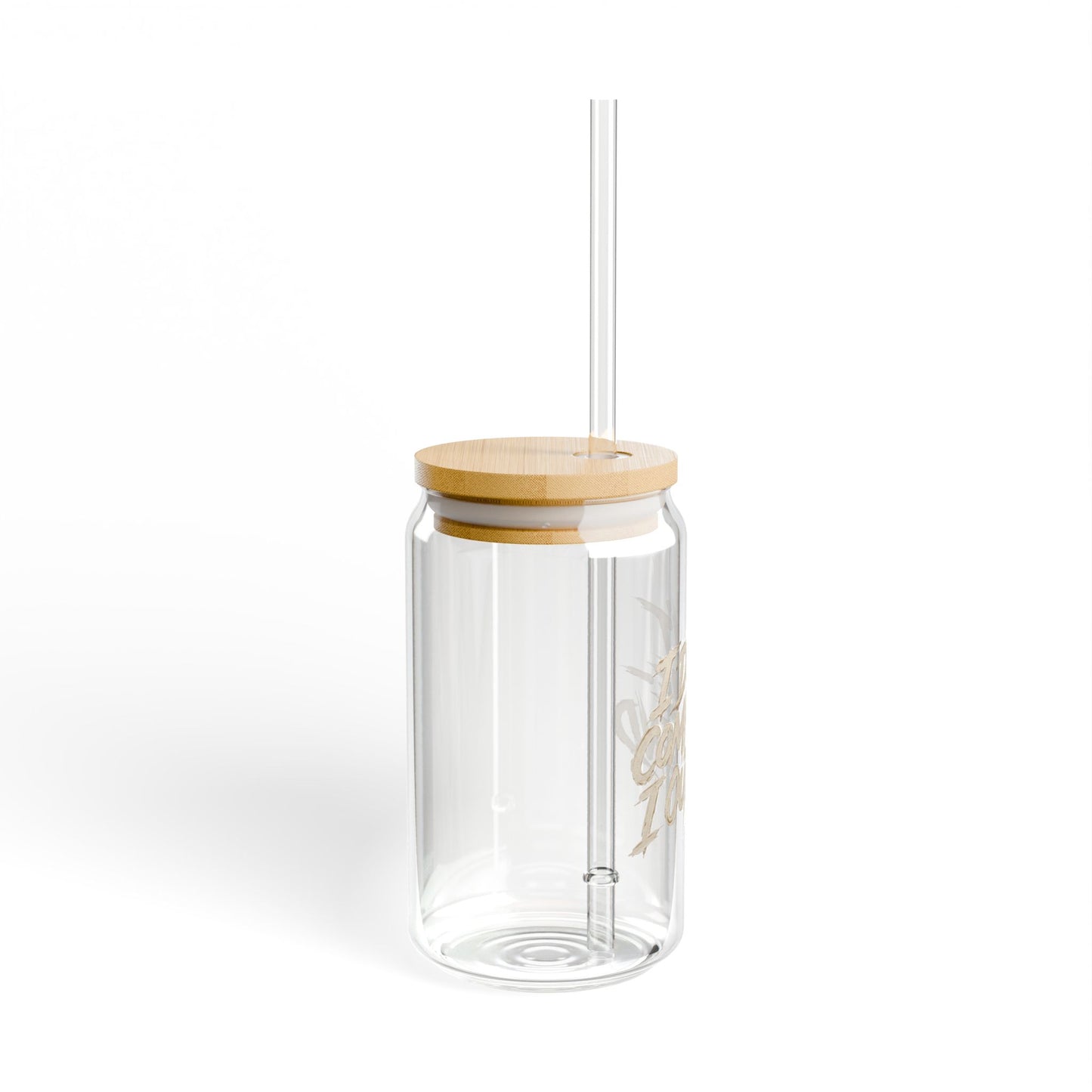 I don't compete I out blend Sipper Glass