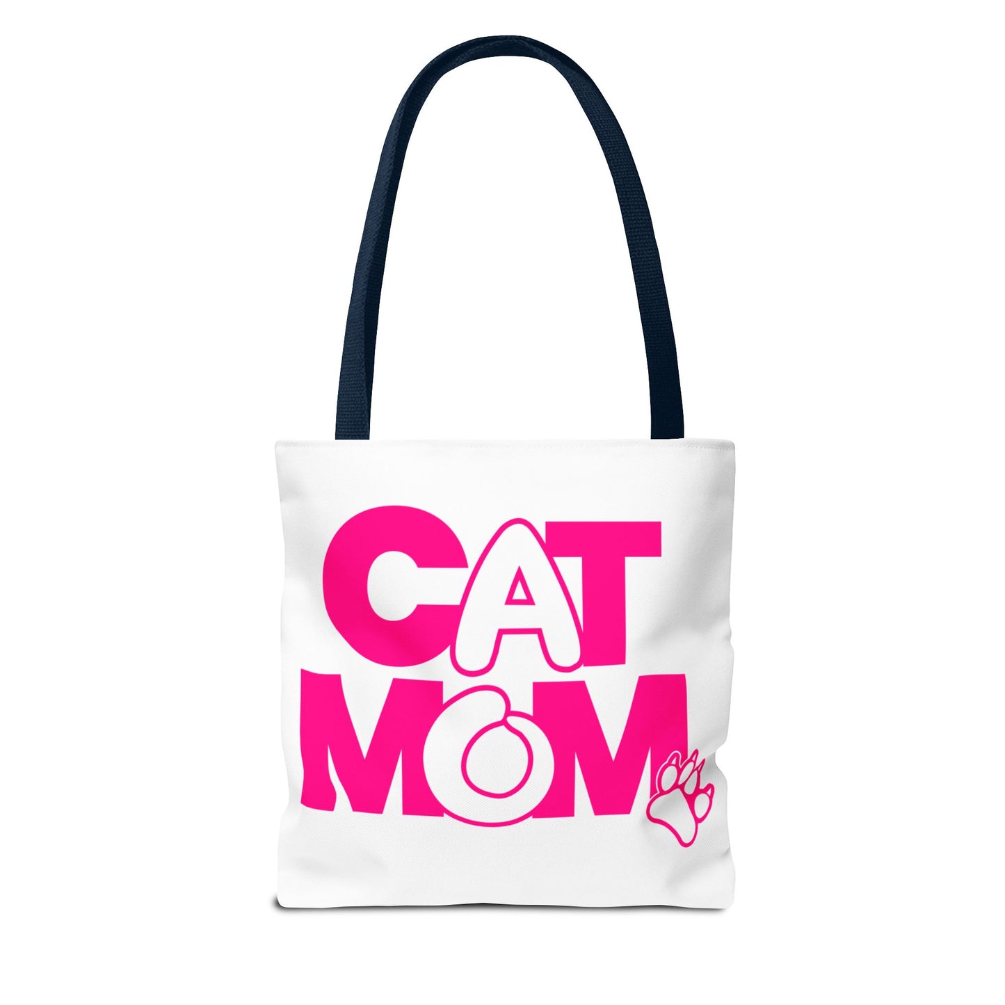 Cat mom pink Tote Bag