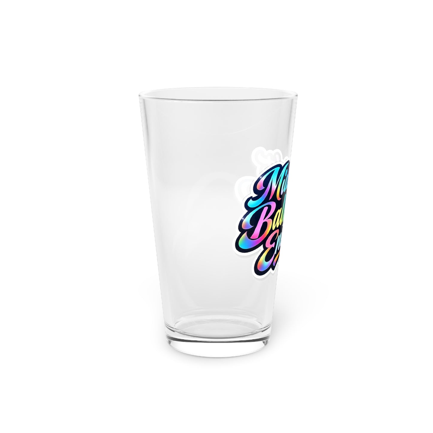 Midnight ballerina energy Beer Glass
