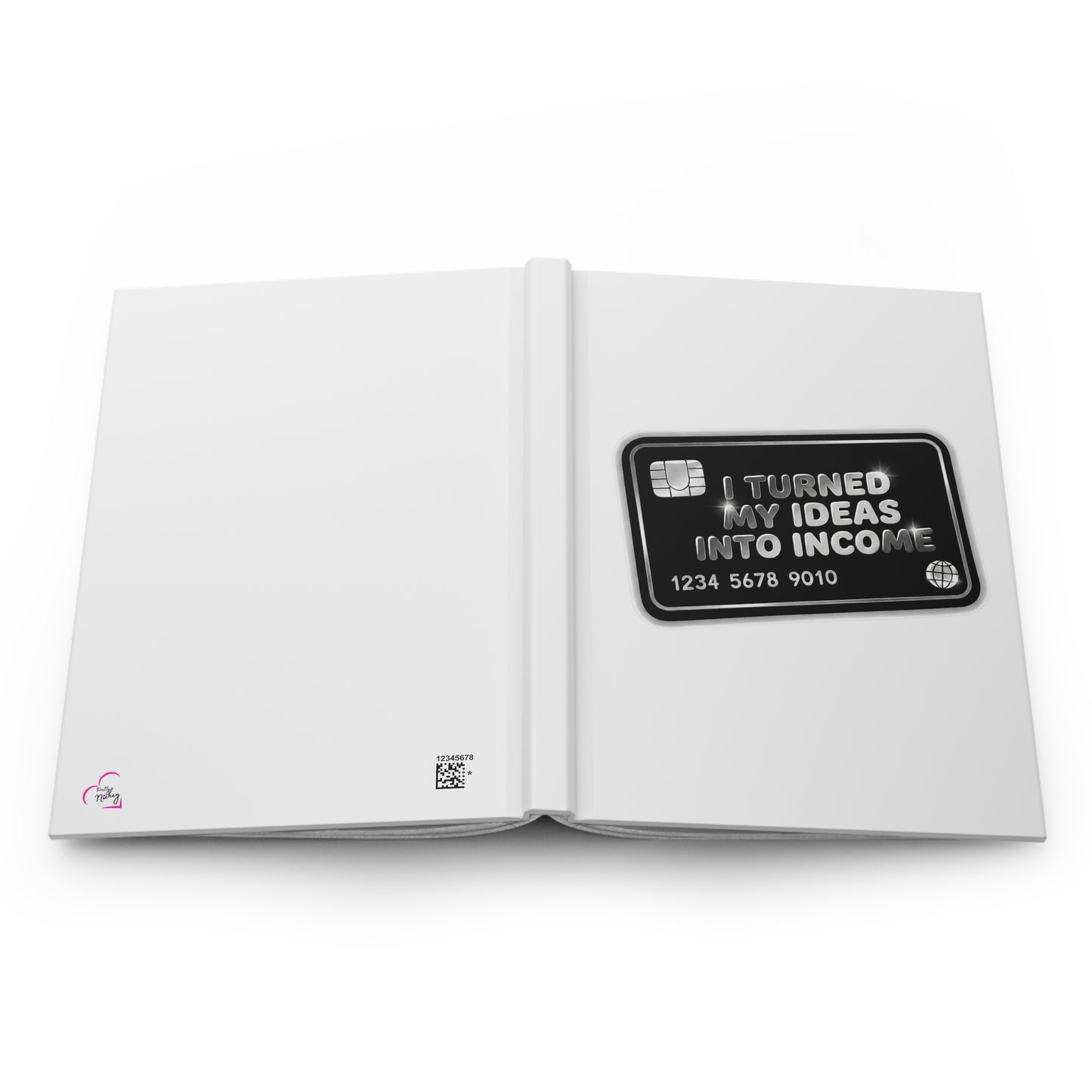 I turned my ideas into income Hardcover Journal
