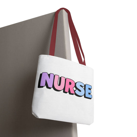 NURSE faux sticker Tote Bag