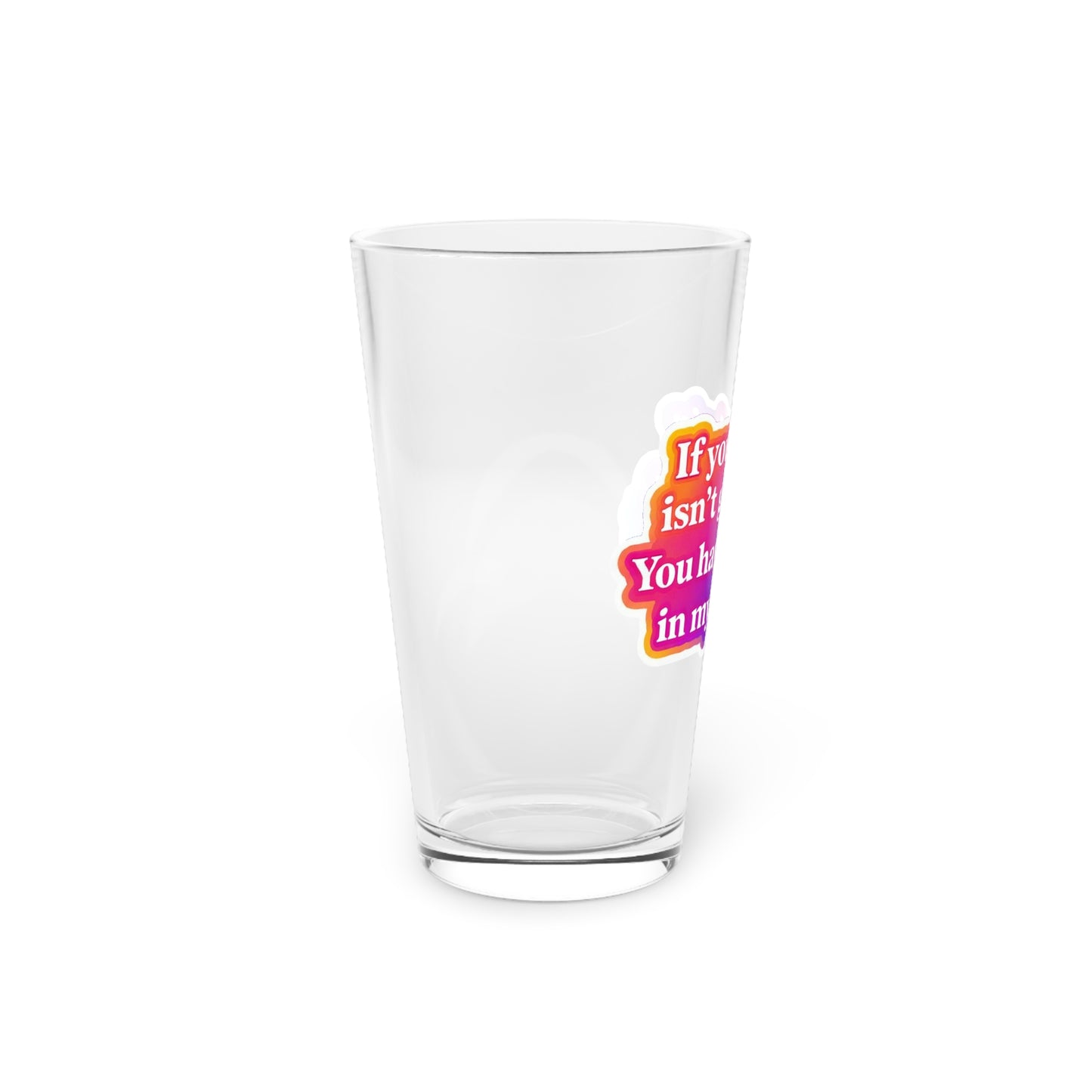 If your hair isn't giving you haven't sat in my chair Beer Glass