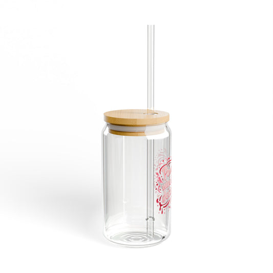 Powered by wine and bad decisions Sipper Glass