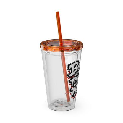 Booked because I'm that girl with the nails Clear Insulated Cup