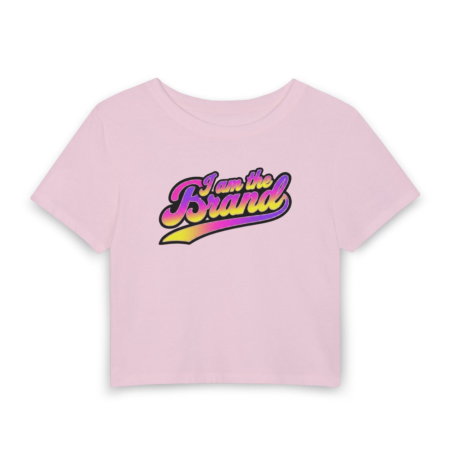 I am the brand Crop Tee