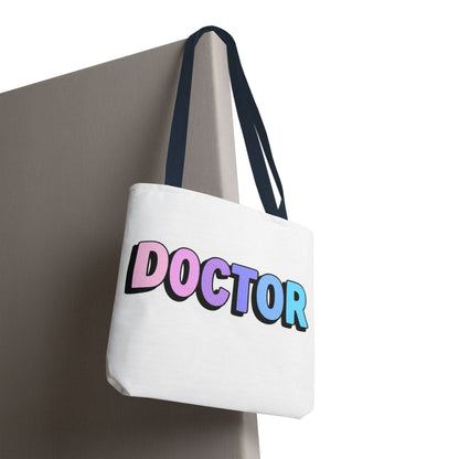 DOCTOR faux sticker Tote Bag