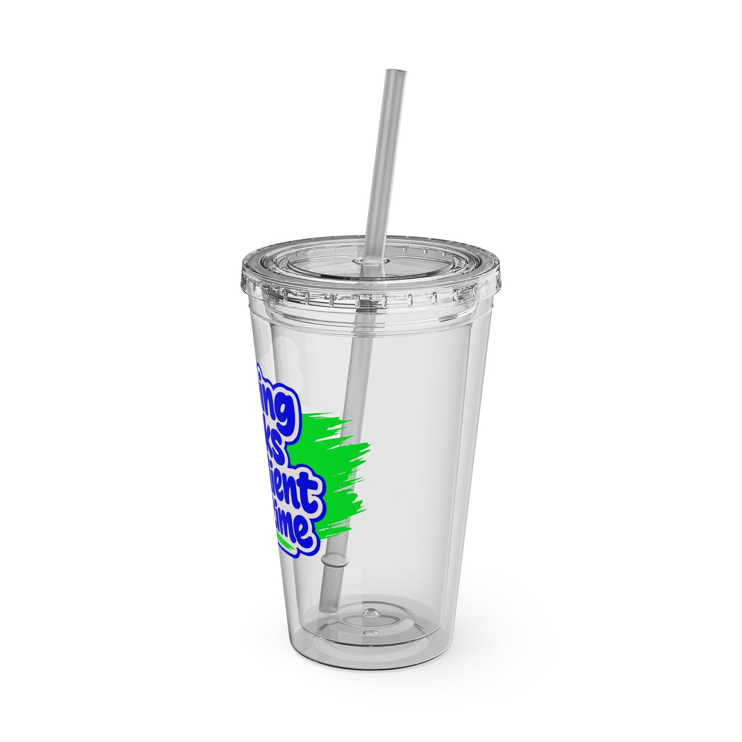 Serving looks one client at a time Clear Insulated Cup