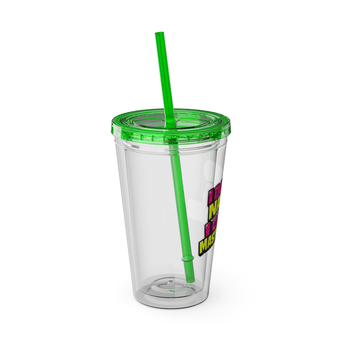 I don't do nails I create masterpieces Clear Insulated Cup