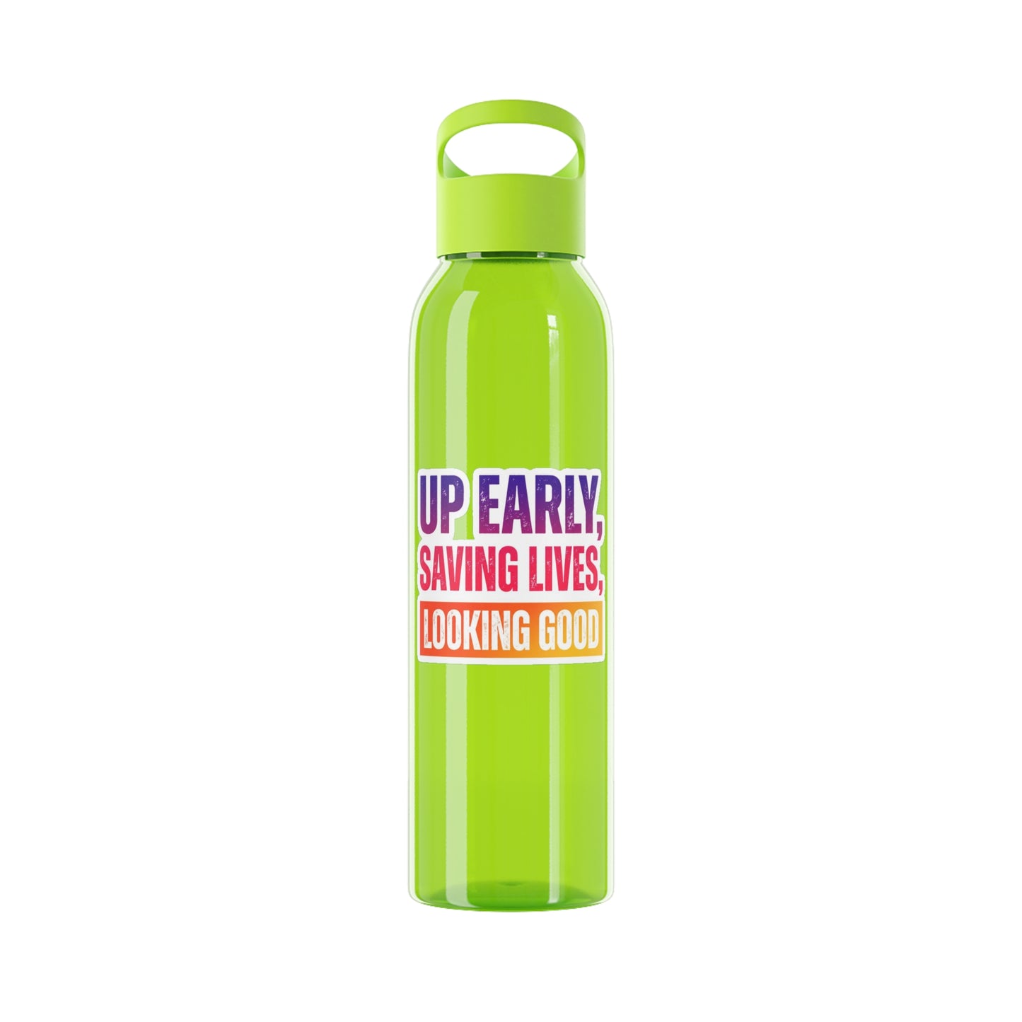 Up early, saving lives, looking good Water Bottle