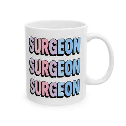 SURGEON faux sticker Mug