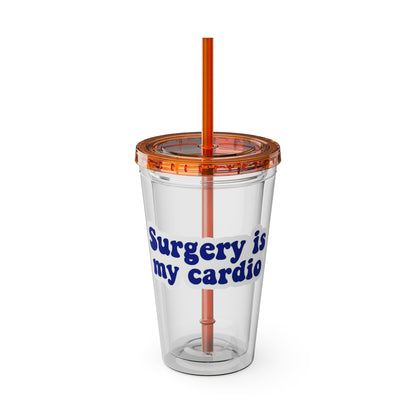 Surgery is my cardio Clear Insulated Cup