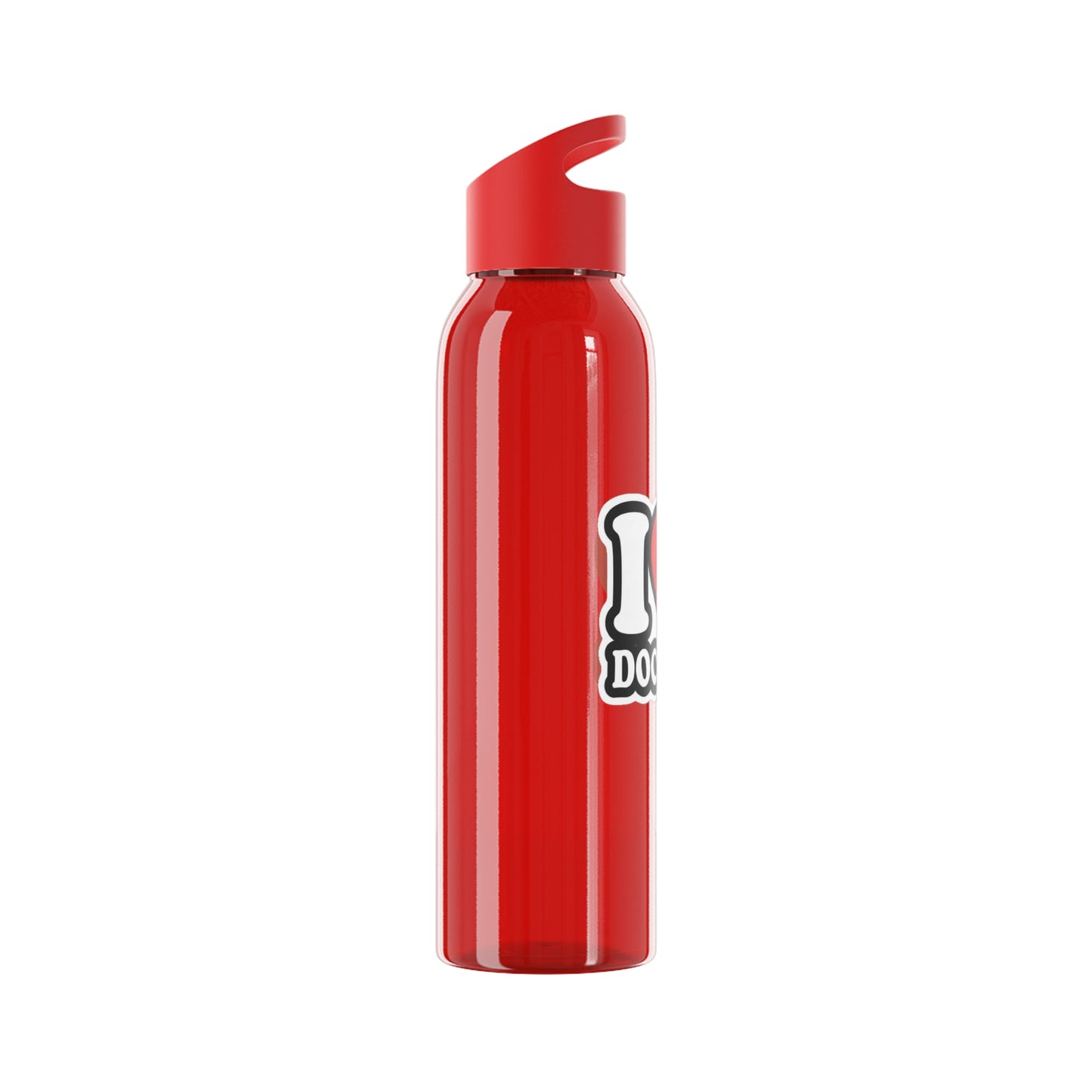 I love doctors faux sticker Water Bottle