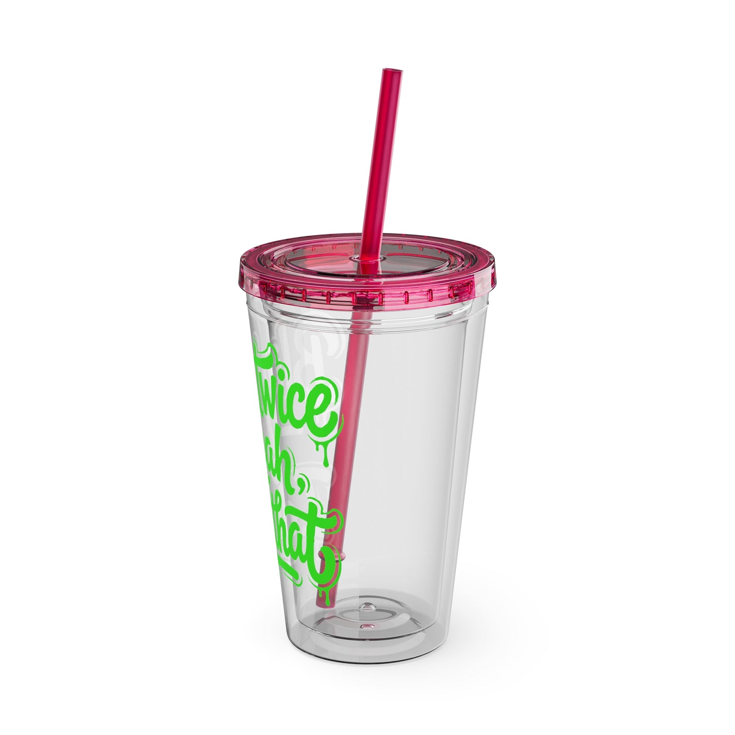 Blink twice yeah I did that Clear Insulated Cup