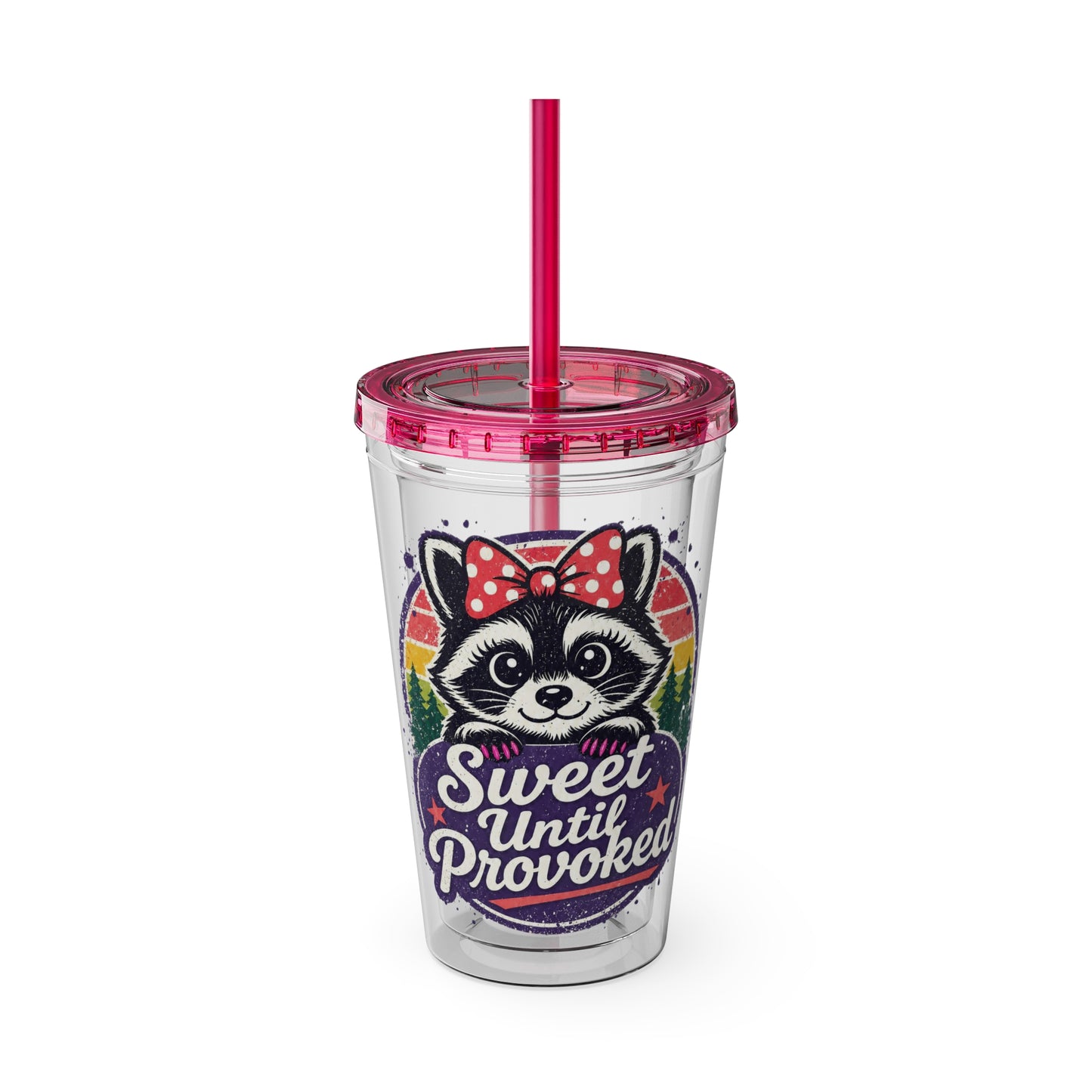 Sweet until provoked Clear Insulated Cup