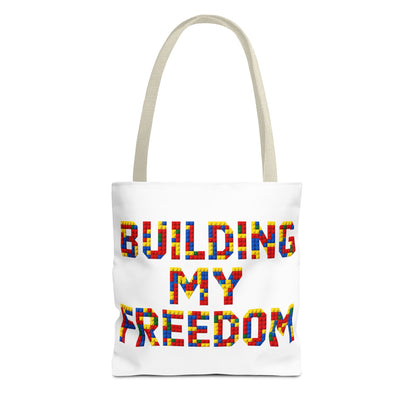 Building my freedom Tote Bag