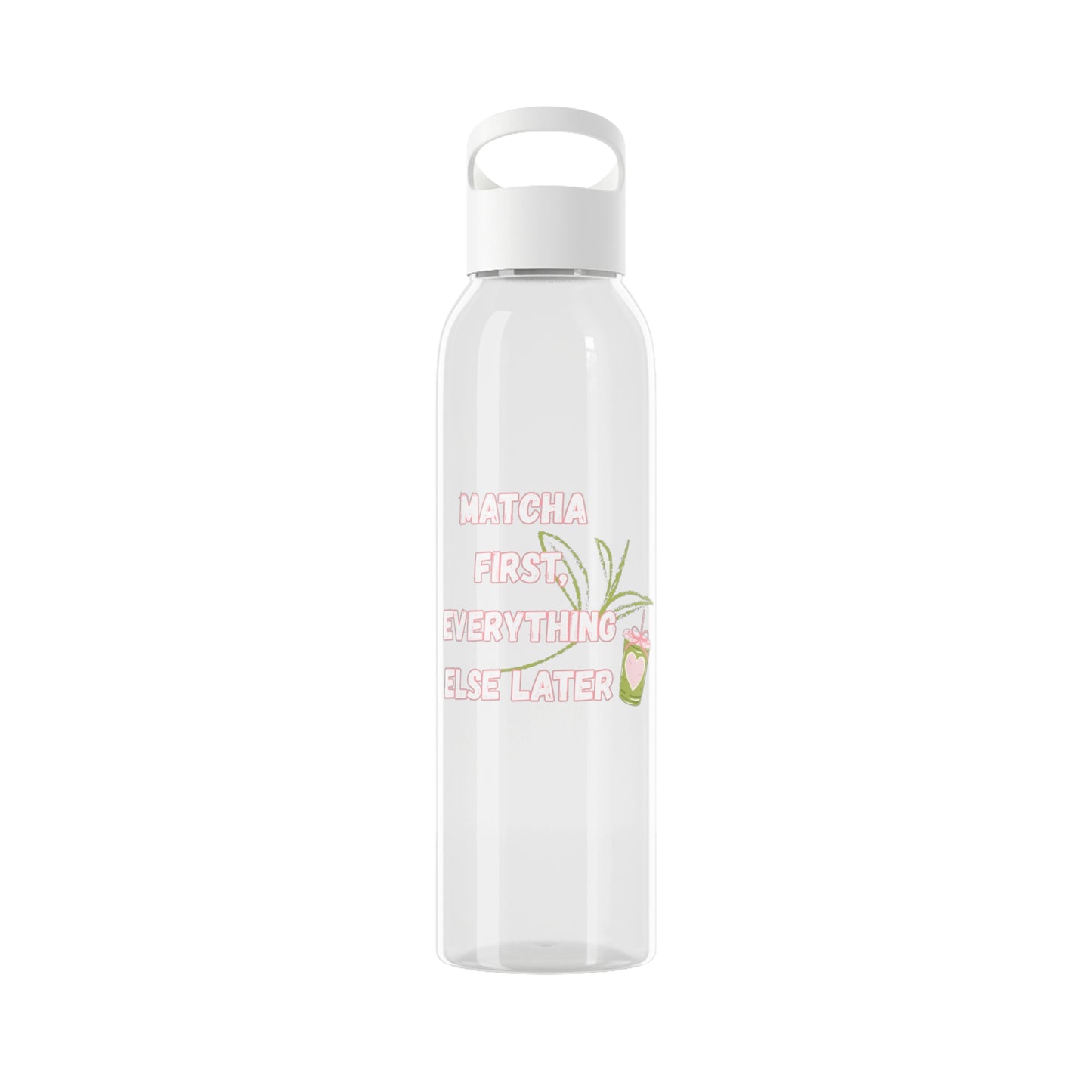Matcha First, Everything Else Later Water Bottle