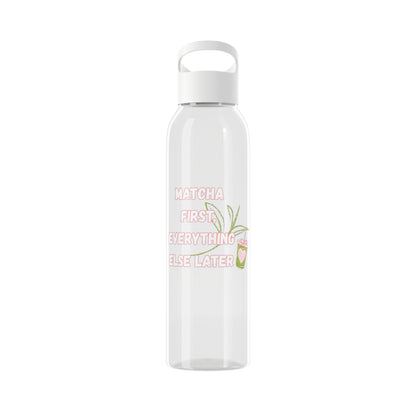 Matcha First, Everything Else Later Water Bottle