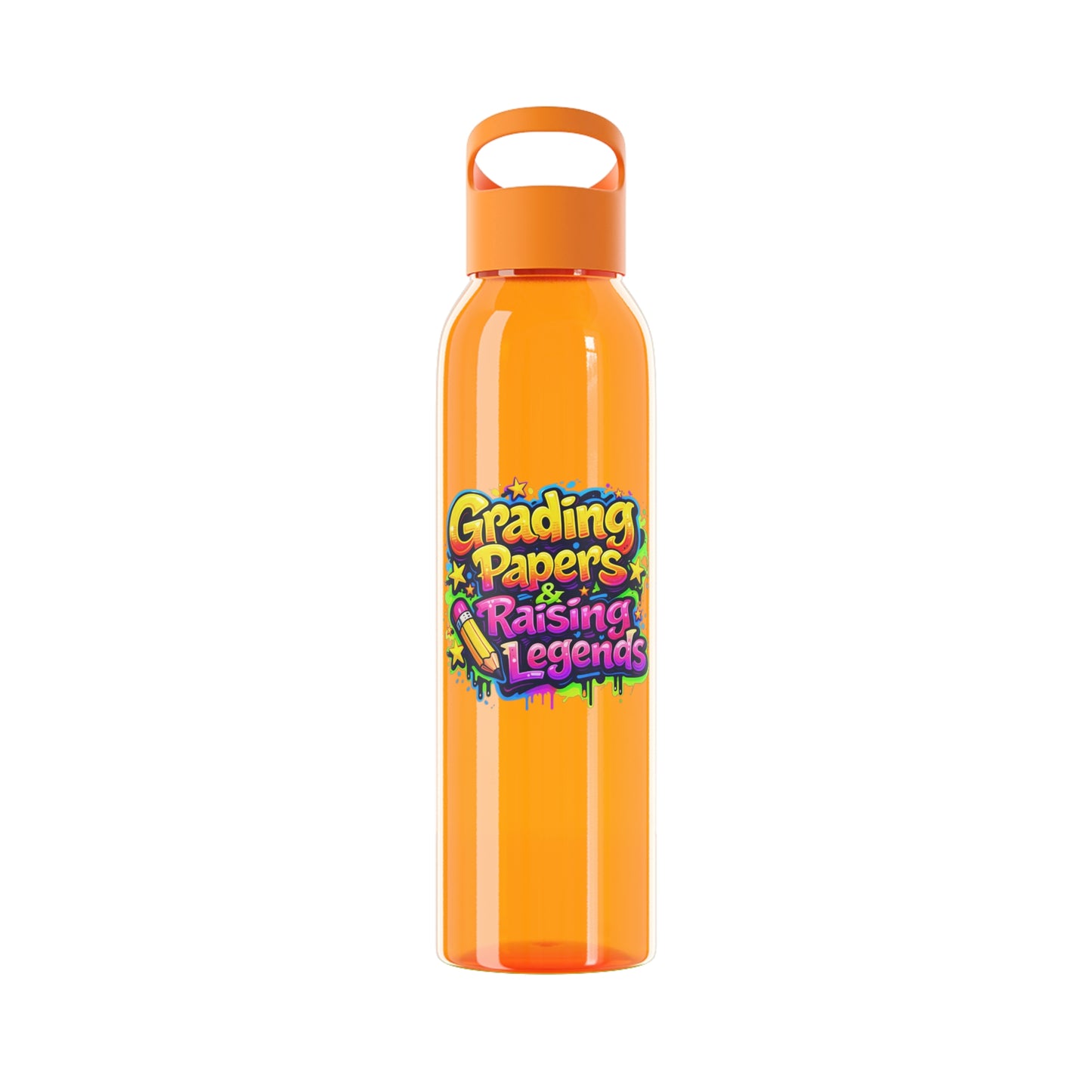 Grading papers & raising legends Water Bottle