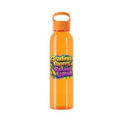 Grading papers & raising legends Water Bottle