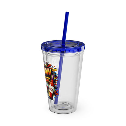 WINE NOW Adult later Clear Insulated Cup