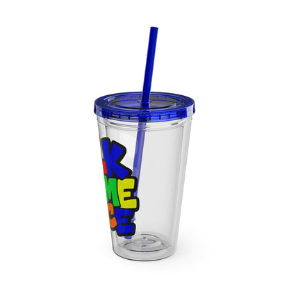 Talk to me nice Clear Insulated Cup