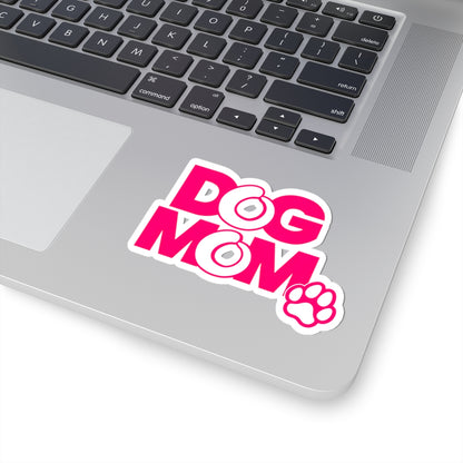 Dog mom pink Sticker