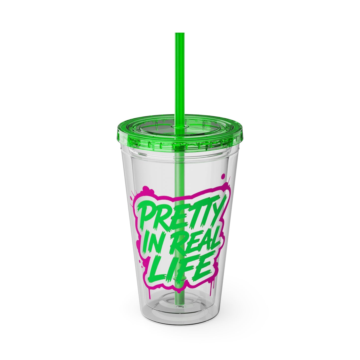 Pretty in real life Clear Insulated Cup