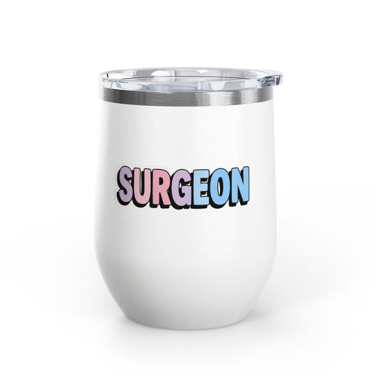 SURGEON faux sticker Tumbler